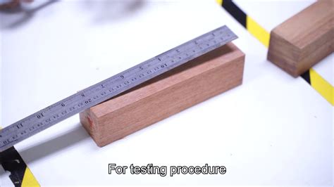 compression test of balsa wood parallel and perpendicular|3 perpendicular axis of wood.